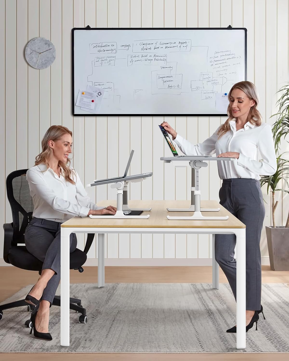 GetDeskor™ Smart Laptop Bed Desk with LED Lamp
